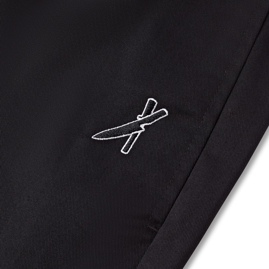 Vocal Chef professional black chef trousers subtle design kitchen workwear UK