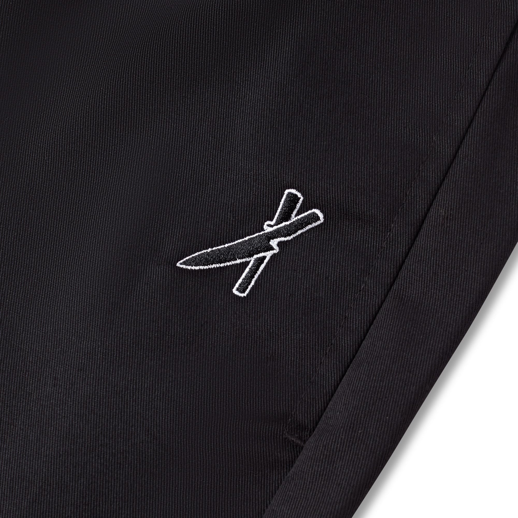 Vocal Chef professional black chef trousers subtle design kitchen workwear UK