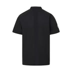 Vocal Chef professional black chef jacket original vented back design double breasted black buttons UK