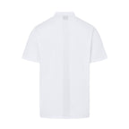 Vocal Chef professional white chef jacket original vented back design double breasted black buttons UK