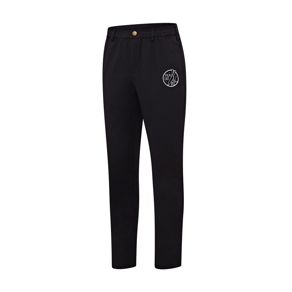 Vocal Chef professional black chef trousers original design kitchen workwear UK